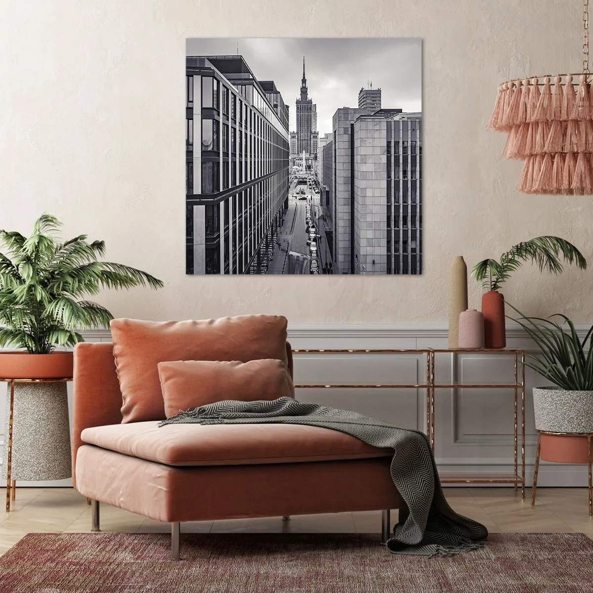 Quadro em tela - Vale de Varsóvia - 60x60 cm