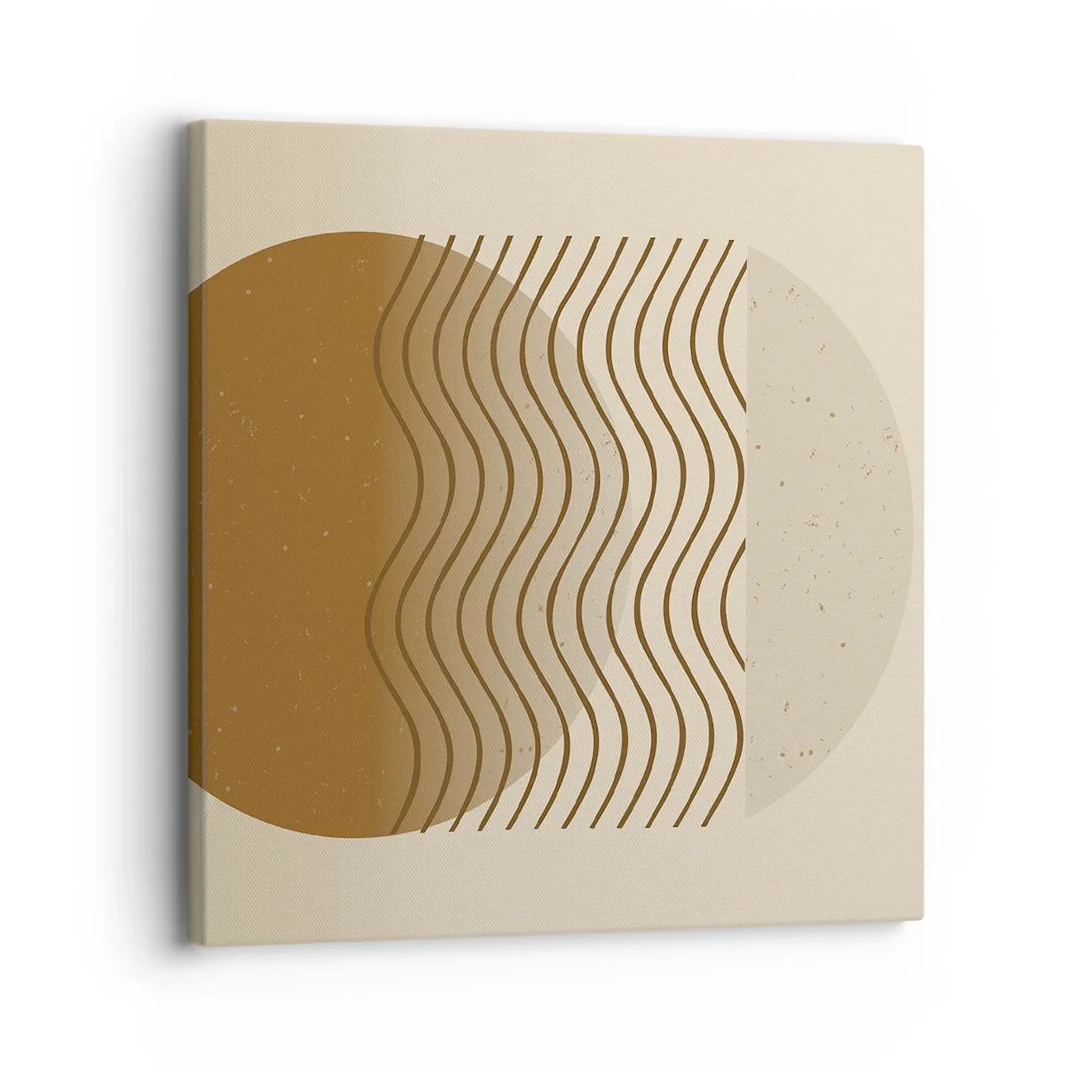 Quadro em tela - Sobre a origem das figuras geométricas - 30x30 cm