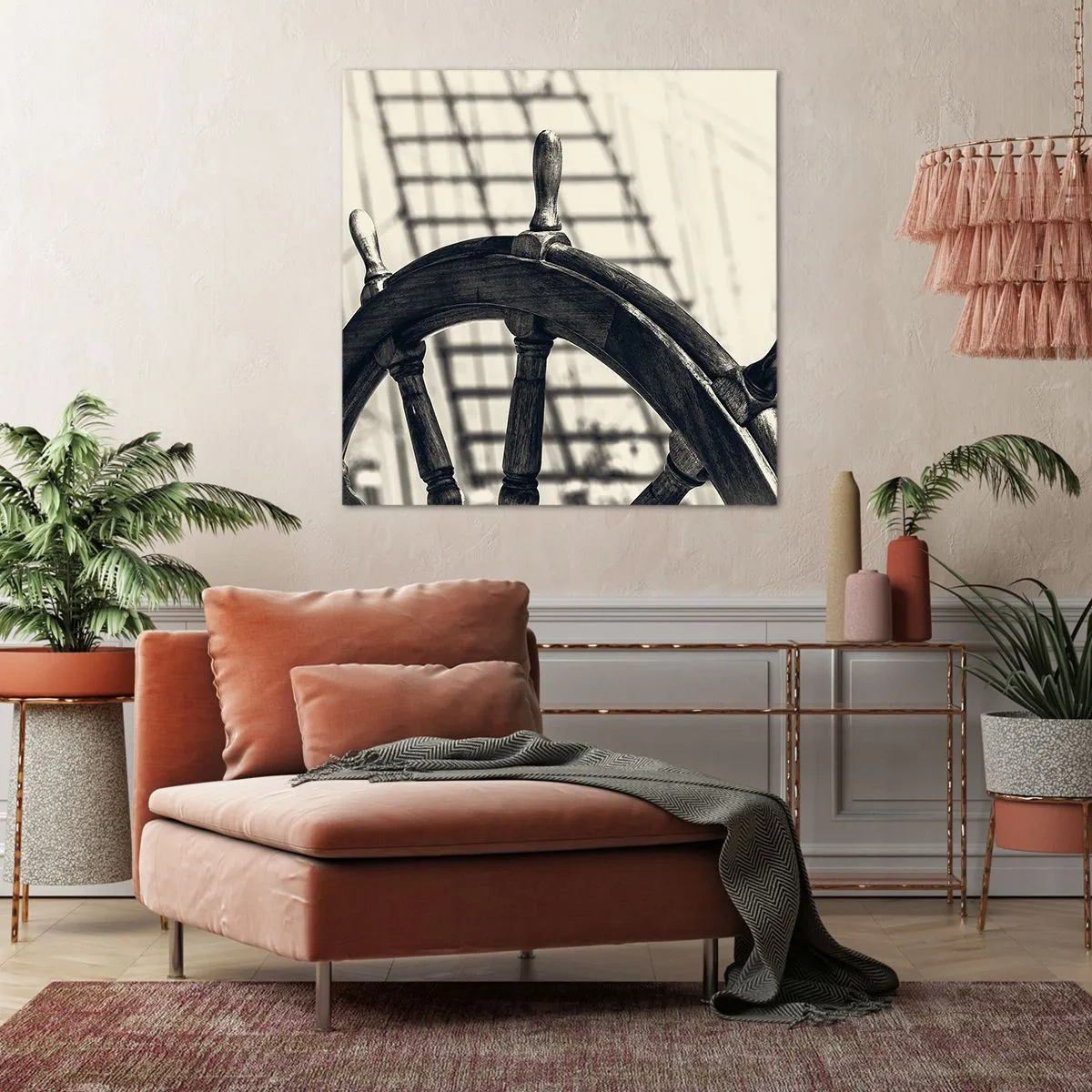 Quadro em tela - Contos do mar - 50x50 cm