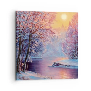 Quadro em tela - Cores do inverno - 70x70 cm