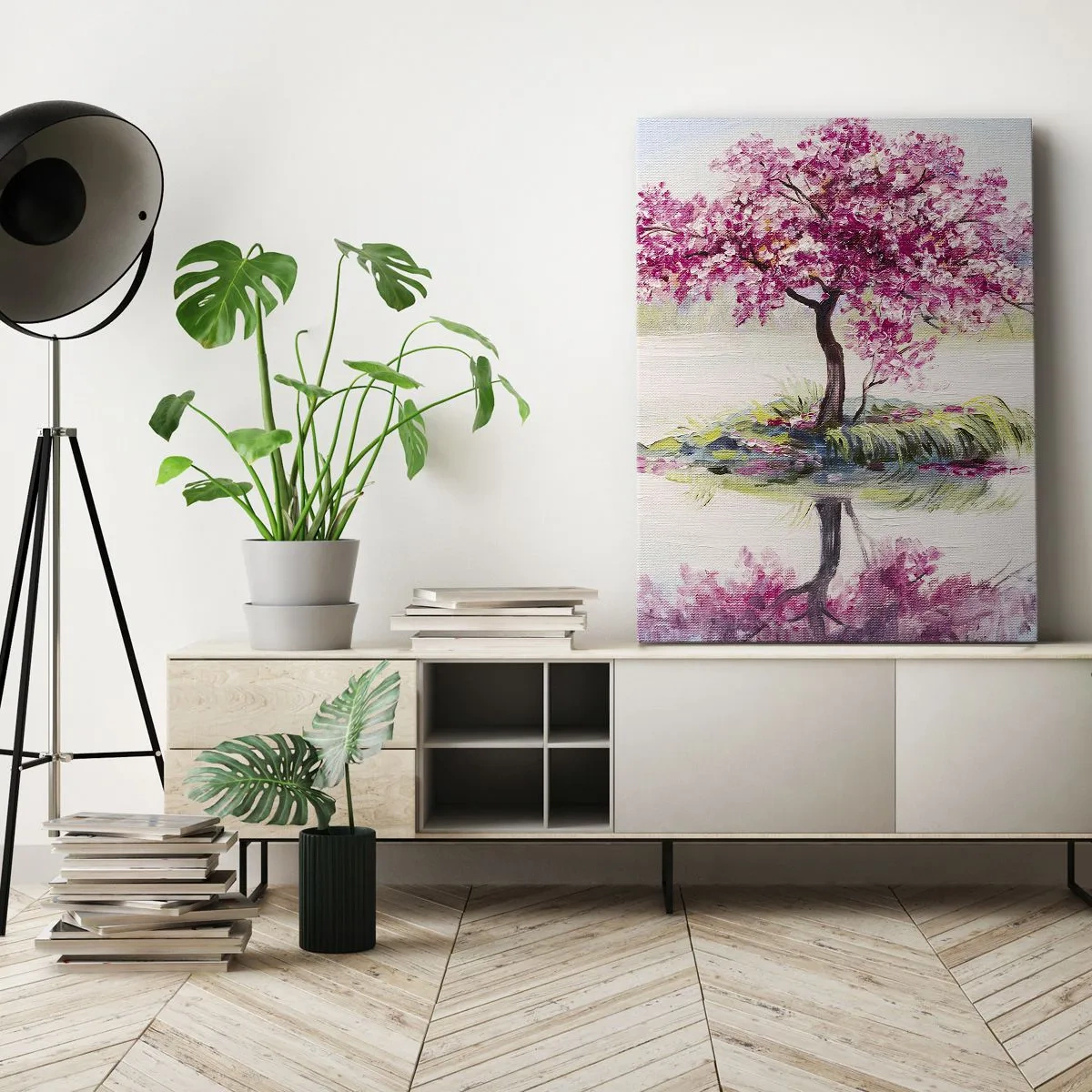 Quadro em tela - A festa da Primavera - 50x70 cm