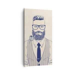 Quadro em tela - Alegre, masculino e elegante - 65x120 cm