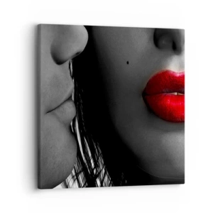 Quadro em tela - Cara a cara  - 30x30 cm