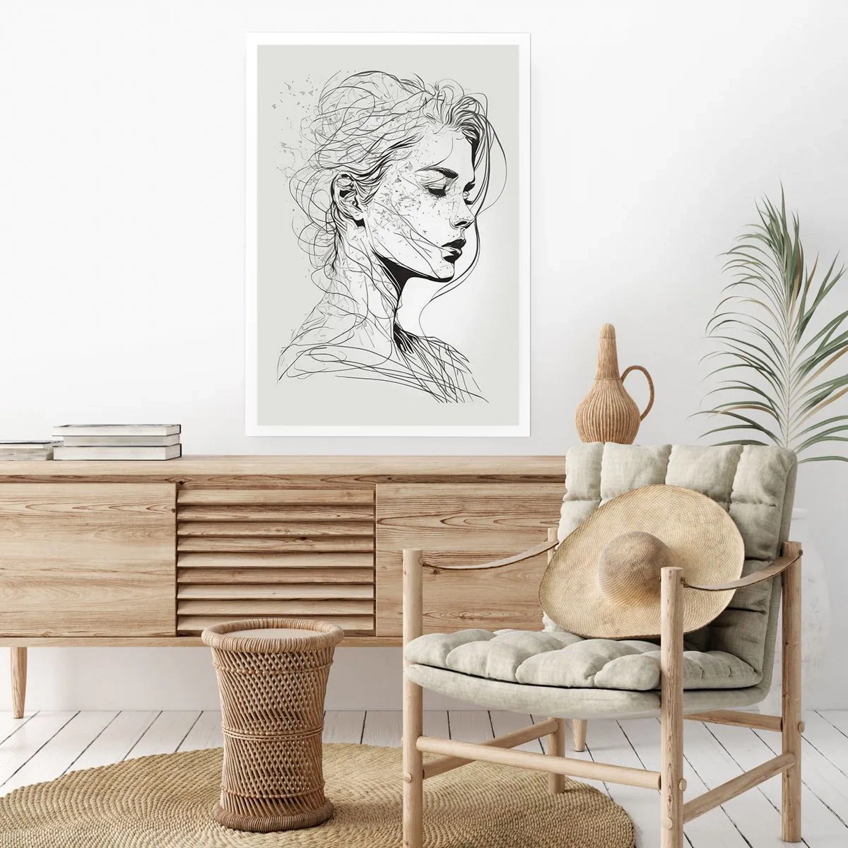 Pôster - Retrato em pensamento - 70x100 cm