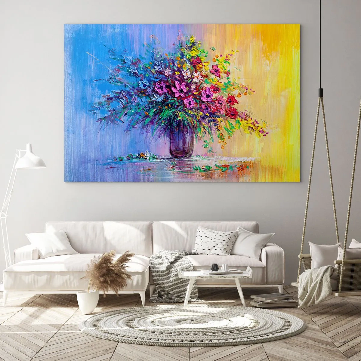 Quadro em vidro - Fruto de um prado  - 120x80 cm