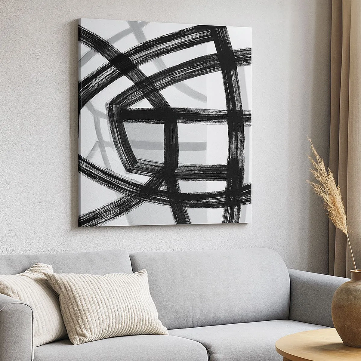 Quadro em tela - Profundidade de construção - 30x30 cm