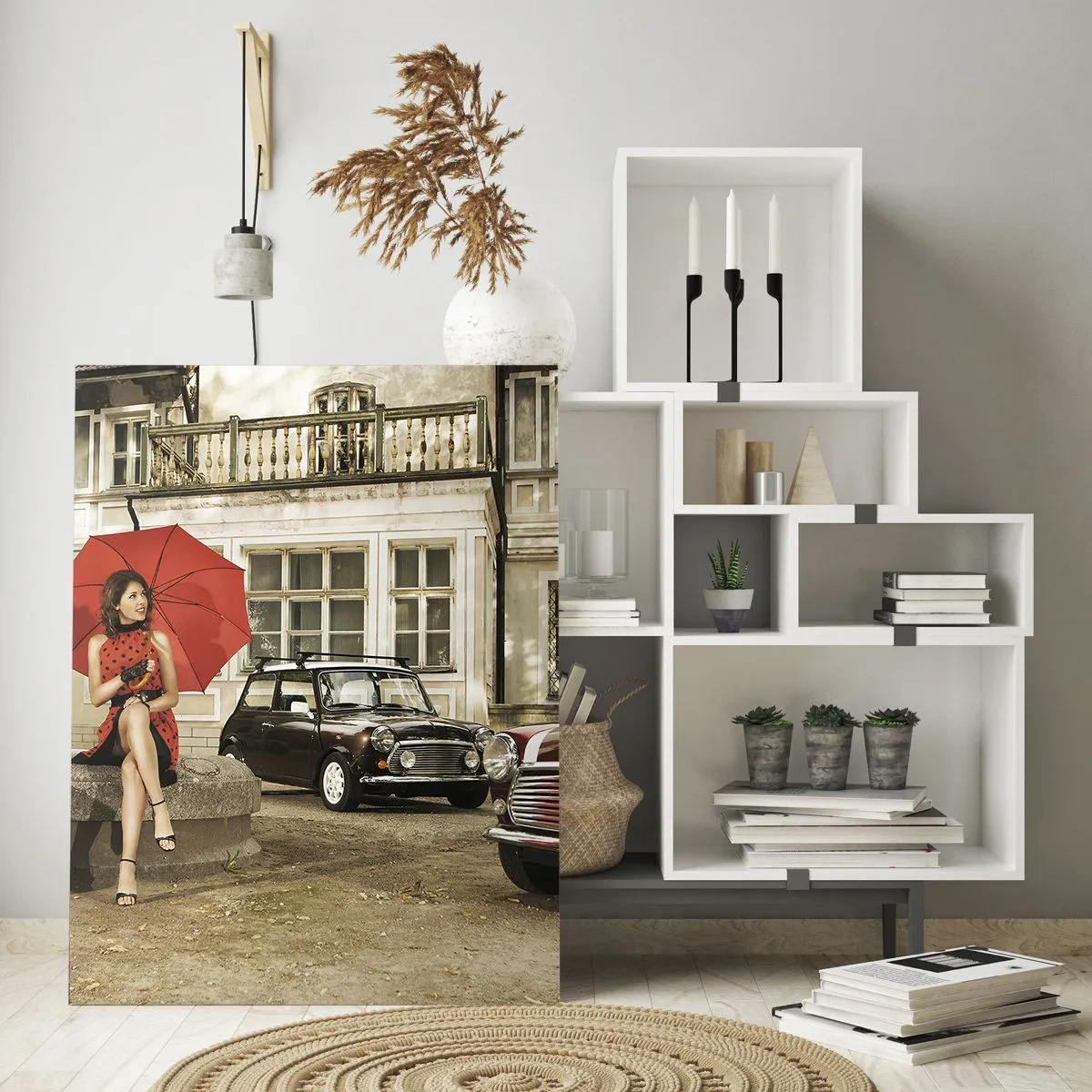 Quadro em vidro - Mini-viagem sentimental - 80x120 cm