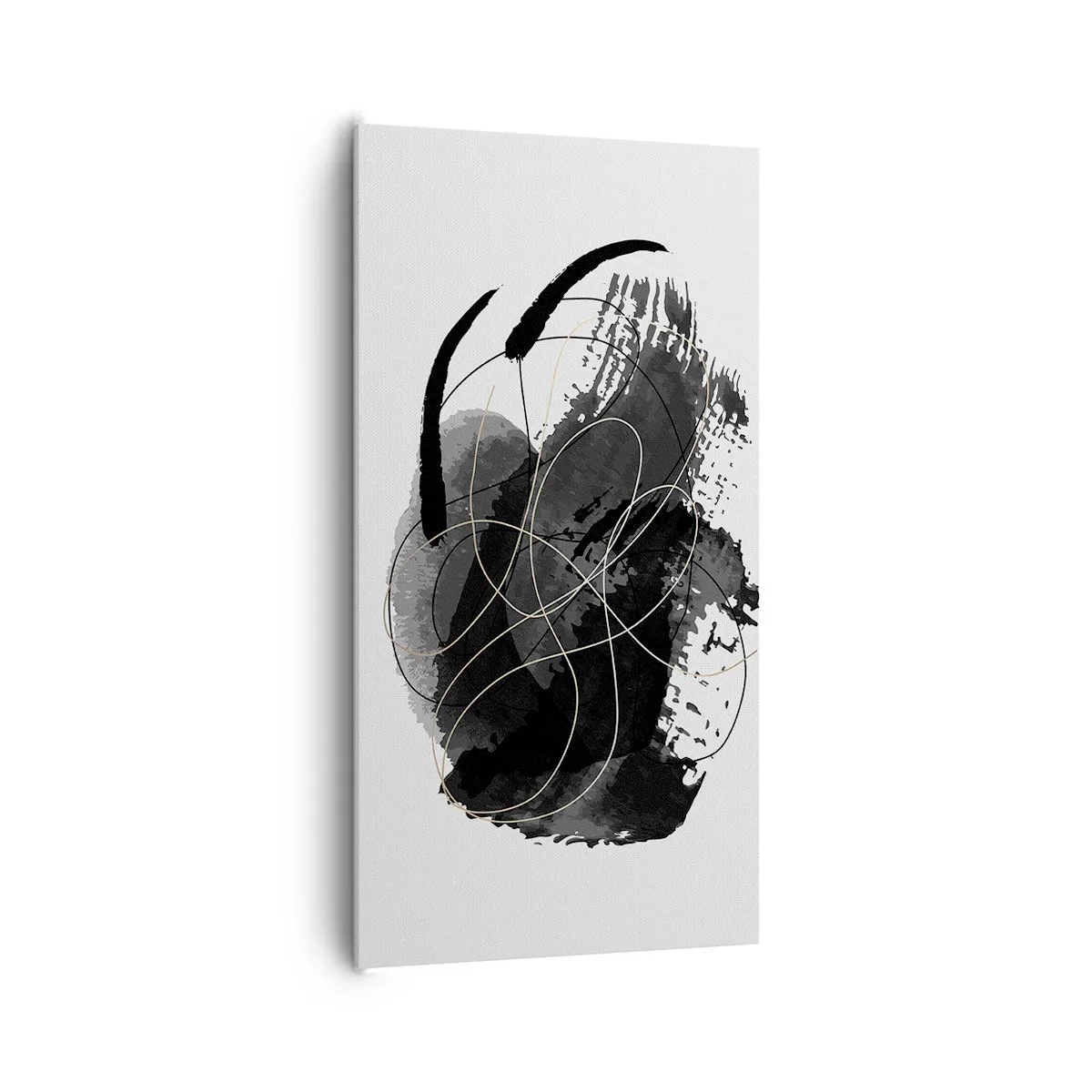 Quadro em tela - Emergido do preto - 65x120 cm