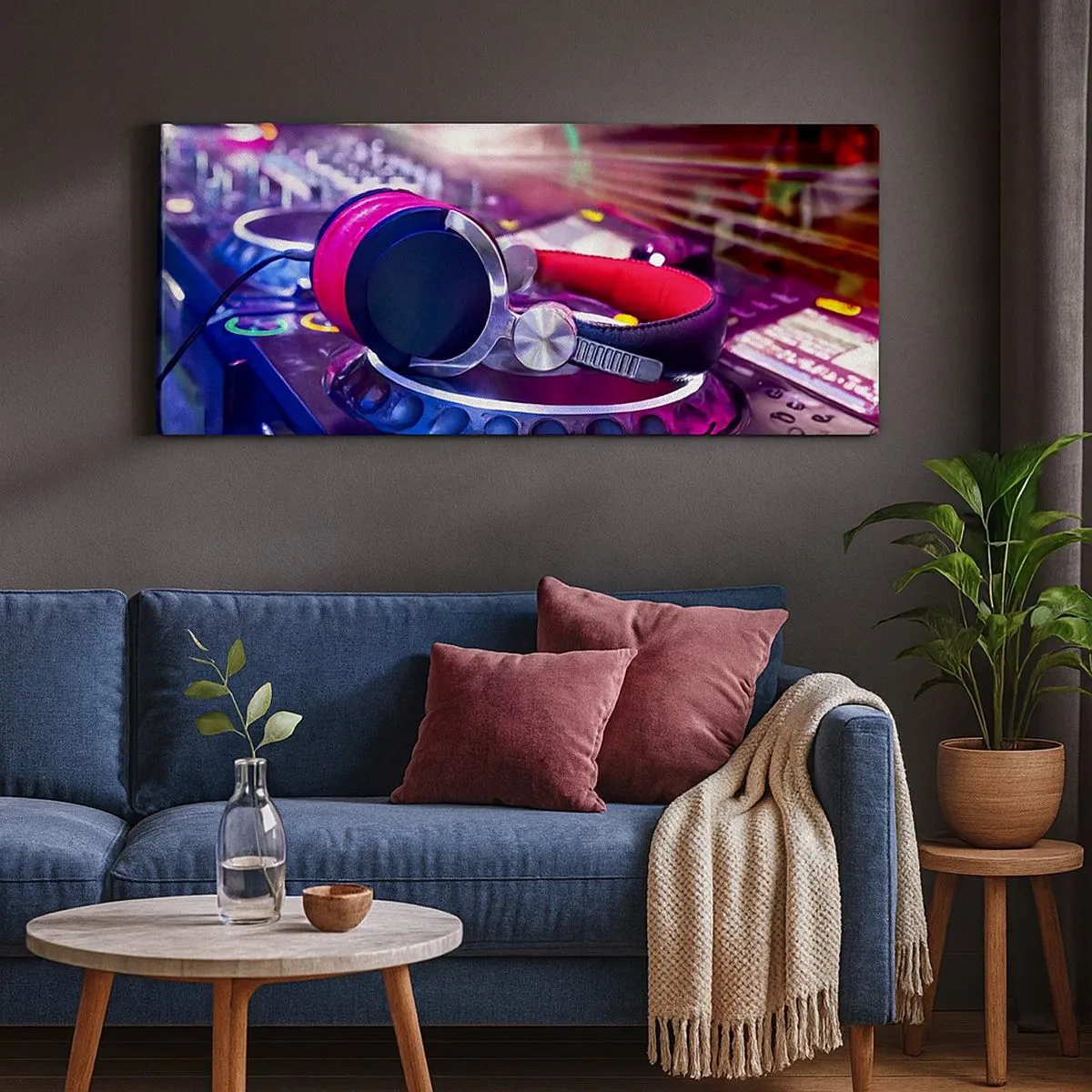 Quadro em tela - Vai ser uma loucura - 100x40 cm