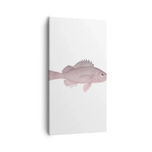 Quadro em tela - Peixe de olhos grandes - 55x100 cm