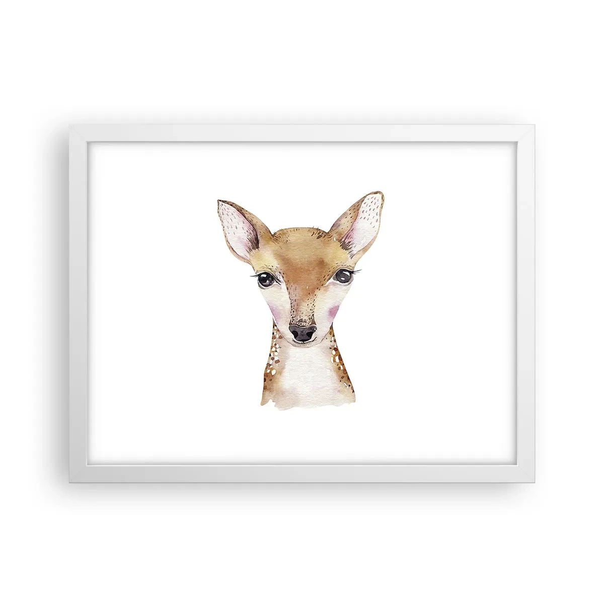 Pôster em moldura branca - A Natureza da Inocência - 40x30 cm