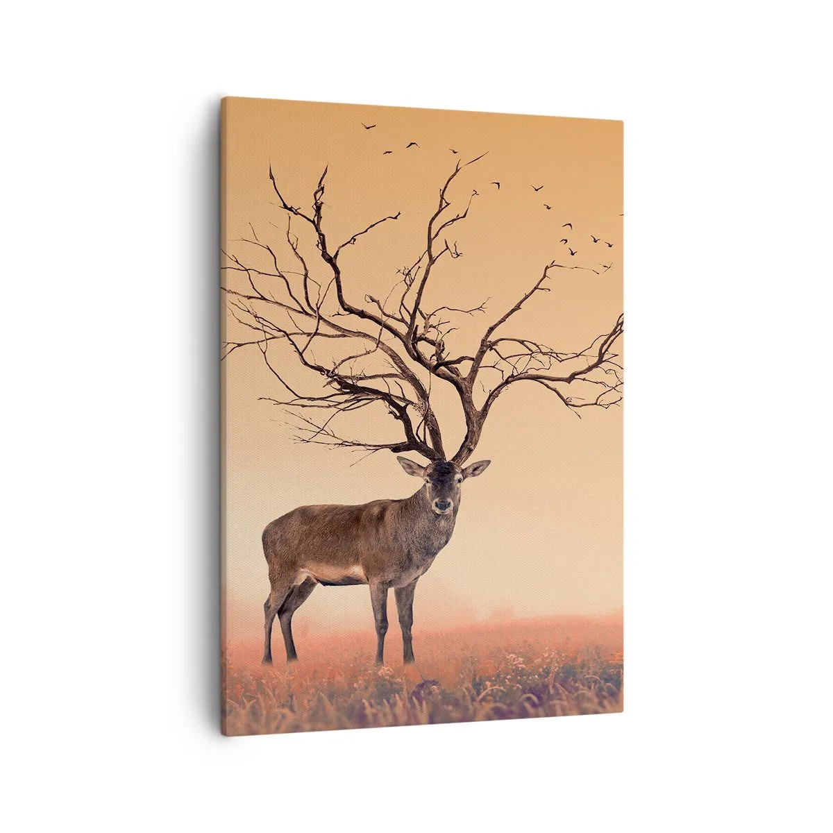 Quadro em tela - Cervo - o espírito eterno da floresta - 50x70 cm