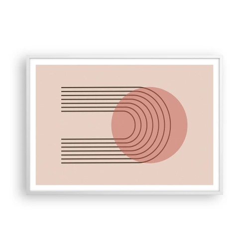 Pôster em moldura branca - Atração irresistível - 100x70 cm