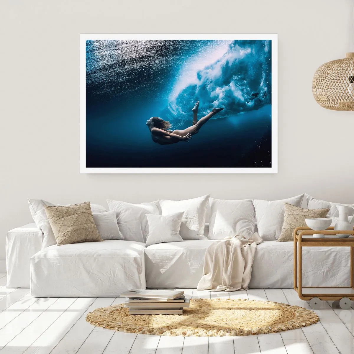 Pôster - Sereia moderna - 70x50 cm