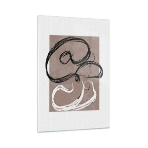 Quadro em vidro - Composição – a busca pela plenitude - 70x100 cm