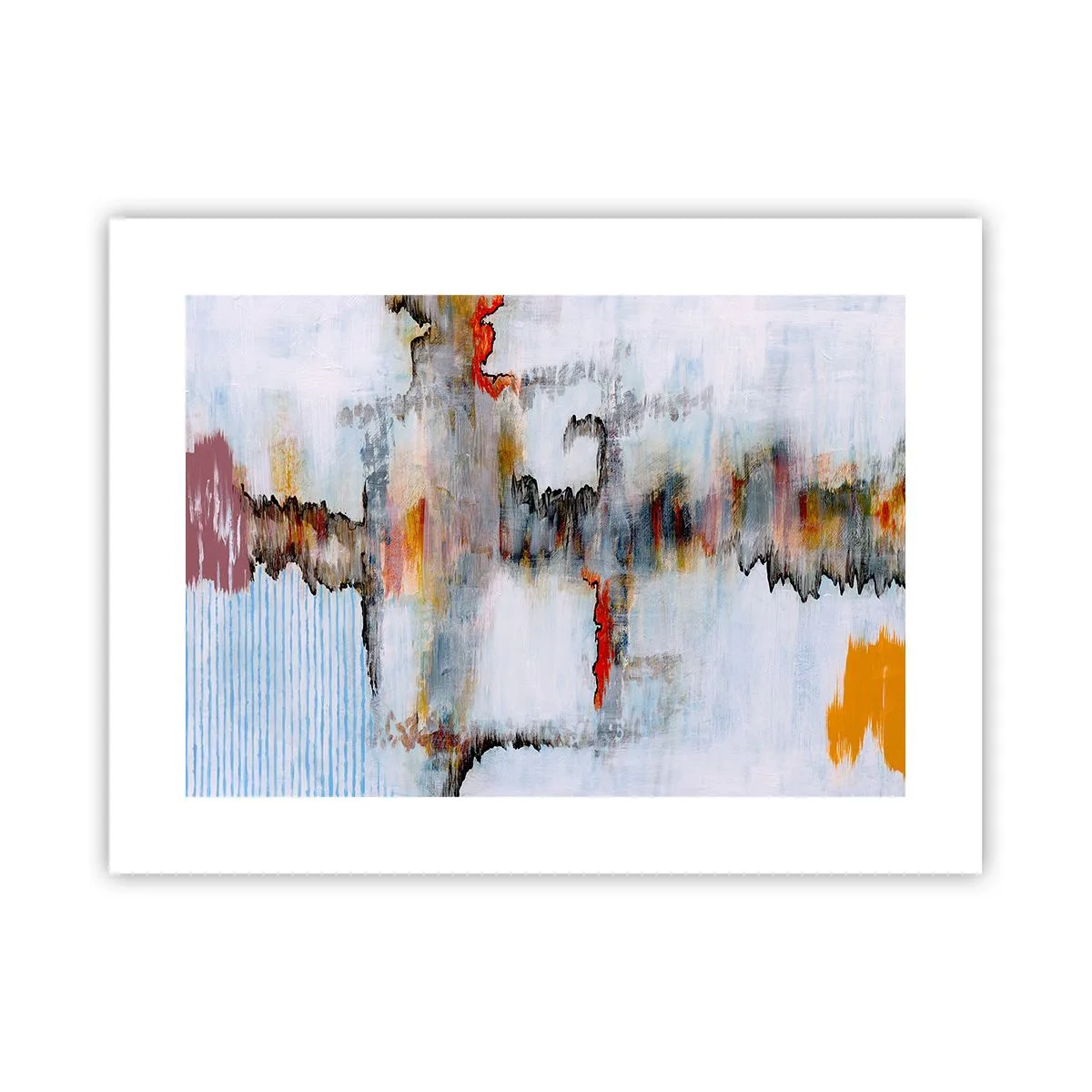 Pôster - Com um palito na água - 40x30 cm