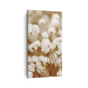 Quadro em tela - Campos felpudos - 45x80 cm