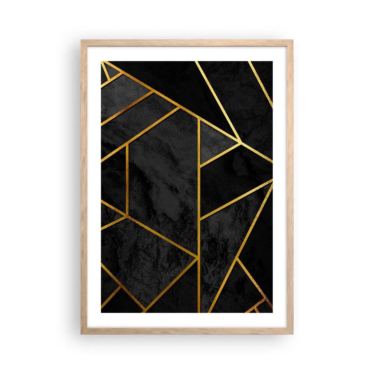 Pôster com moldura de carvalho claro - Escuridão e esplendor - 50x70 cm