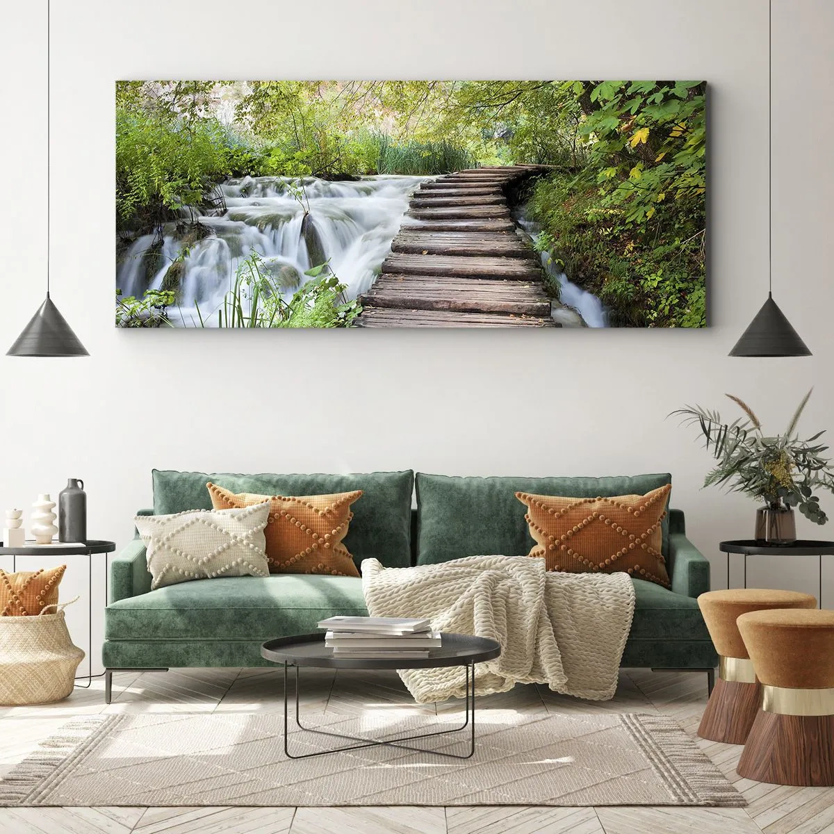 Quadro em tela - As aparências enganam - 90x30 cm