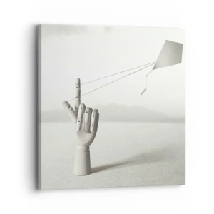 Quadro em tela - Prova de força - 30x30 cm