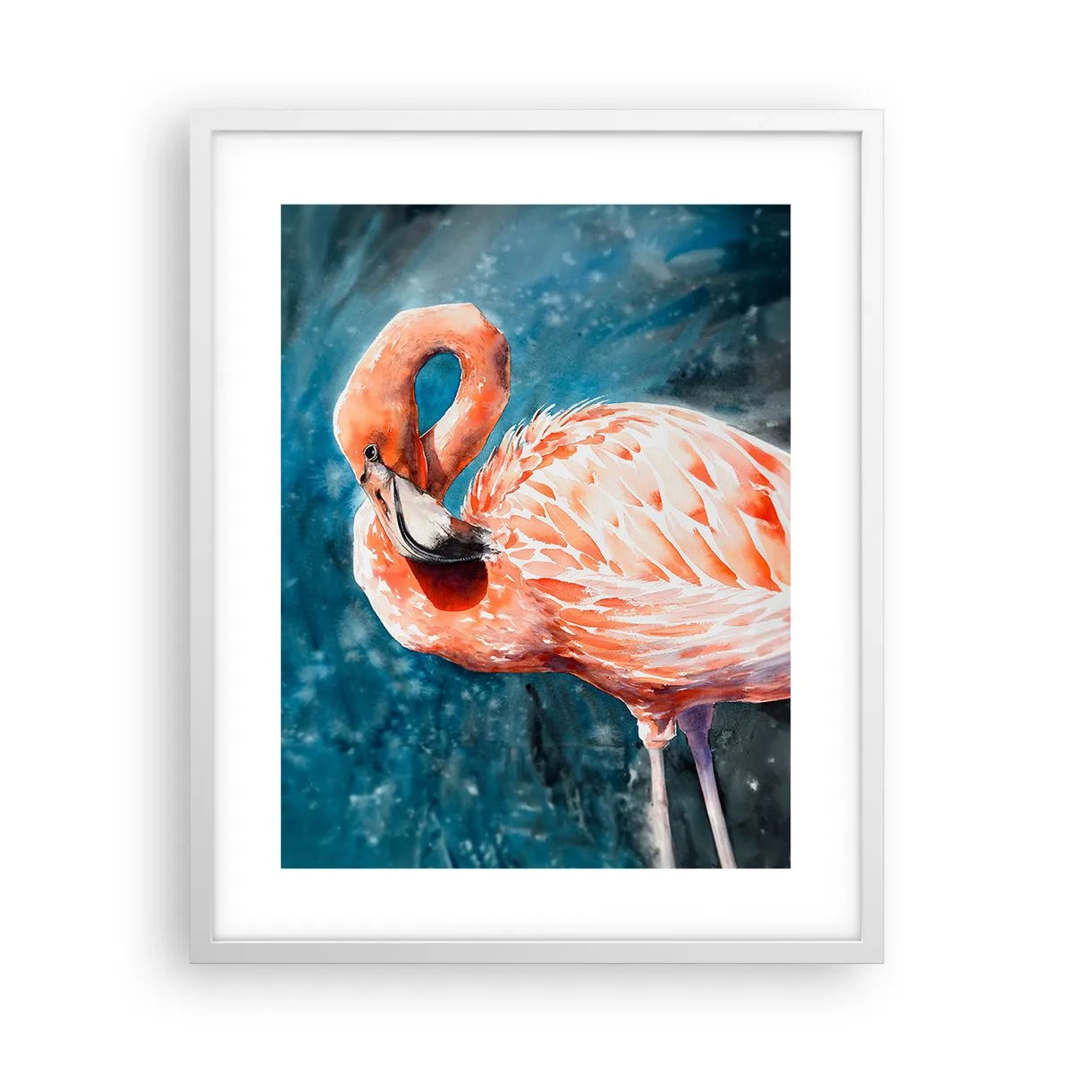 Pôster em moldura branca - Decorativo por natureza - 40x50 cm