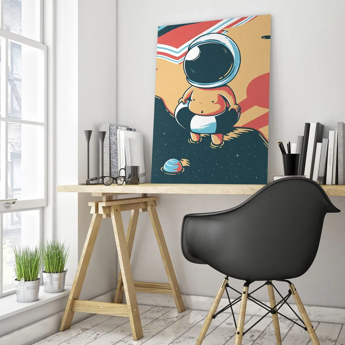 Quadro em vidro - De uma perspetiva diferente - 50x70 cm