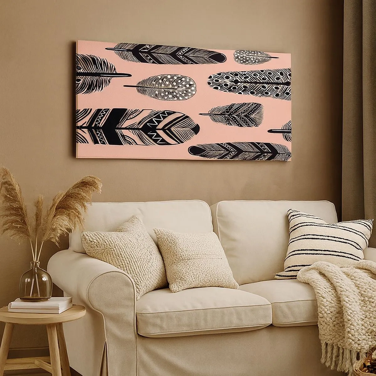 Quadro em tela - Colecção Indiana - 100x40 cm