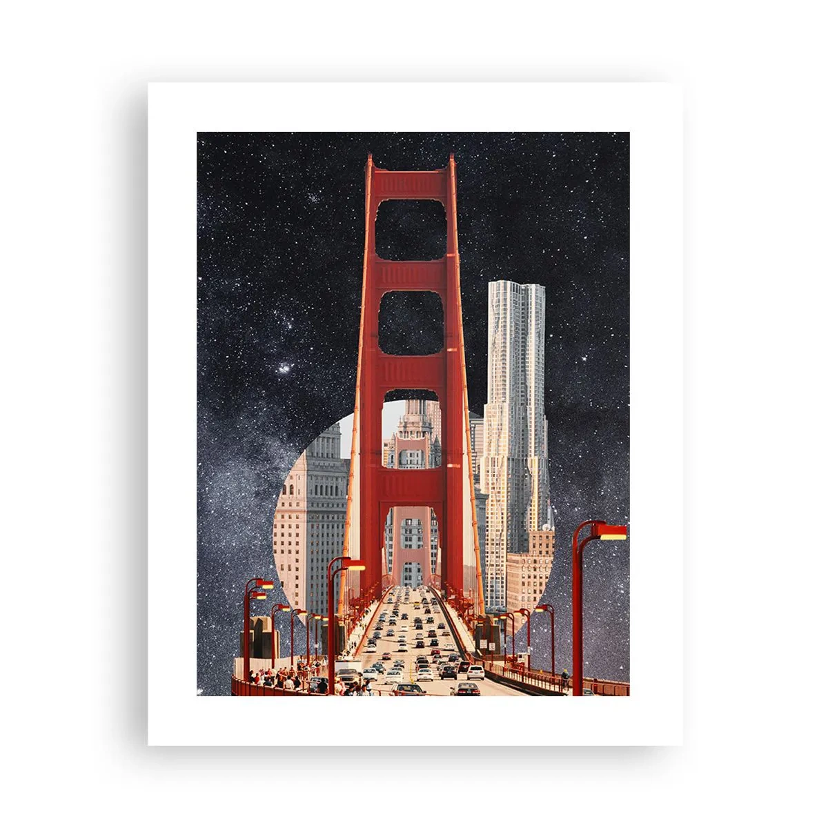 Pôster - Sempre no centro - 40x50 cm