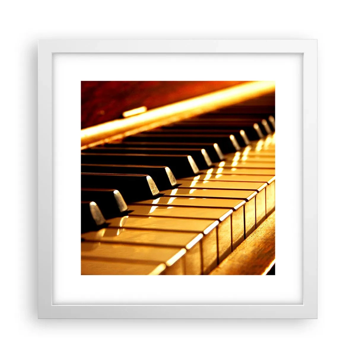 Pôster em moldura branca - Infinitas possibilidades  - 30x30 cm