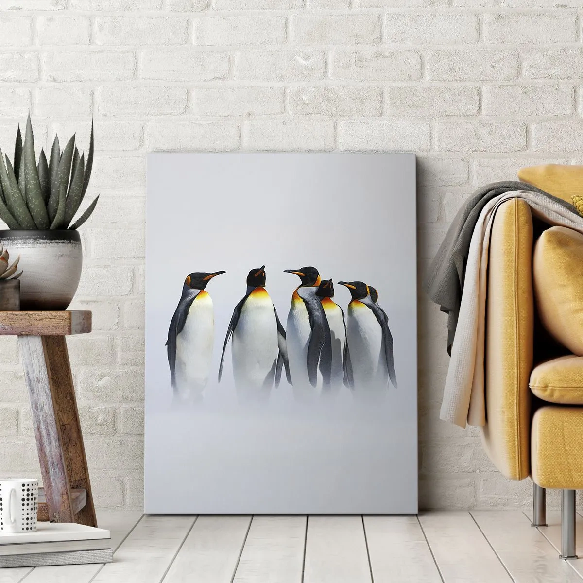 Quadro em tela - Reunião em traje de gala - 50x70 cm
