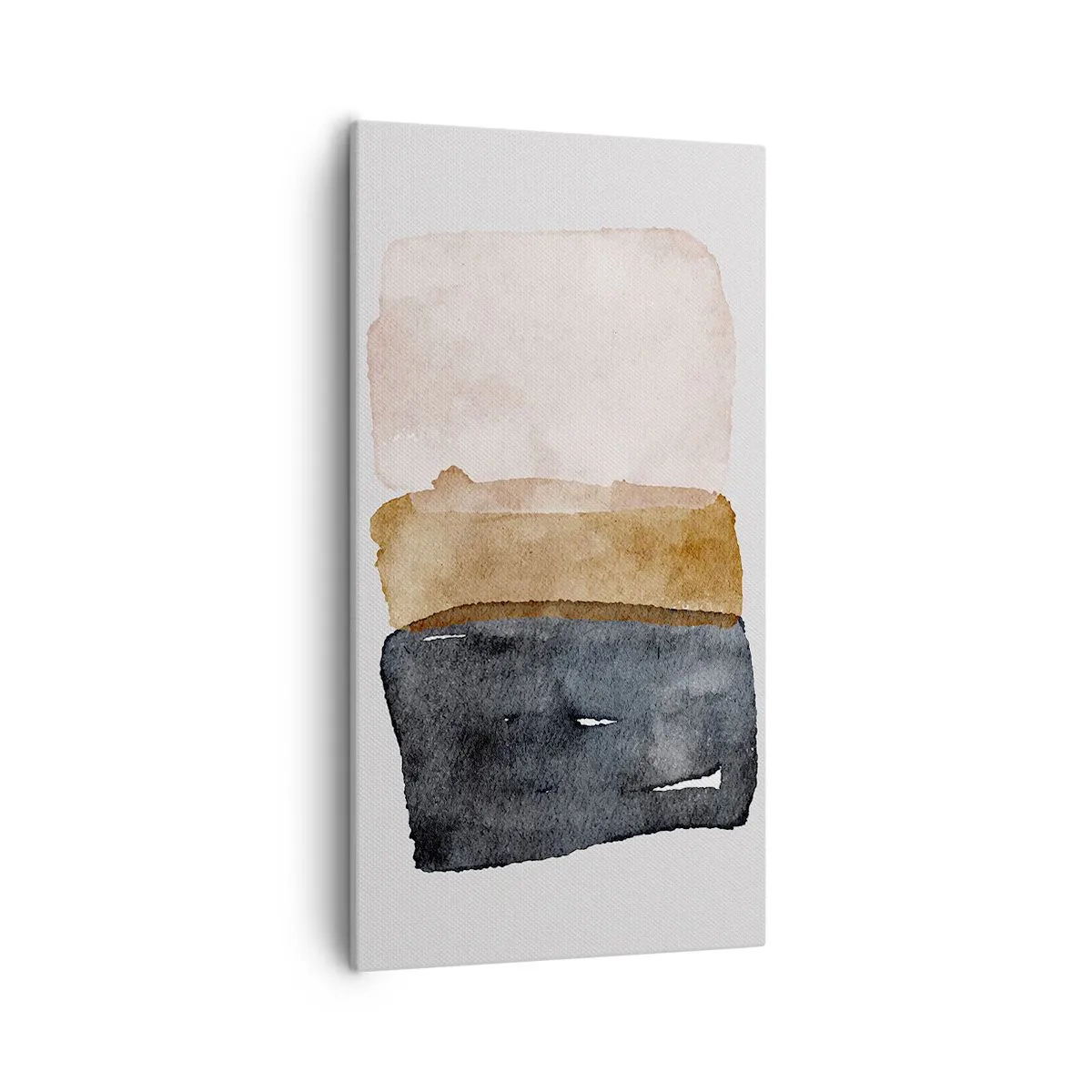 Quadro em tela - Composição das cores da terra - 55x100 cm