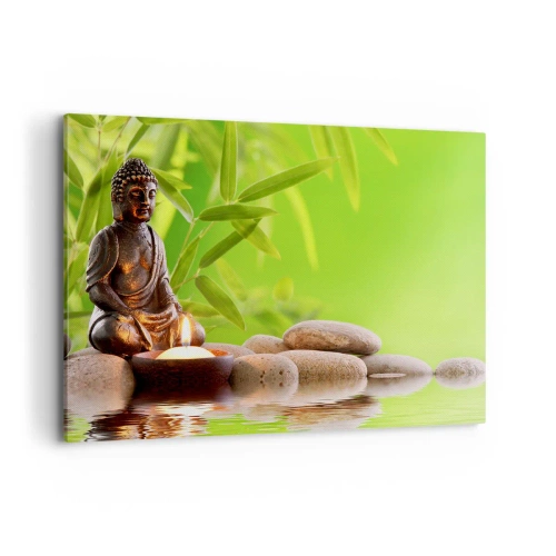 Quadro em tela - A vida é linda - 120x80 cm