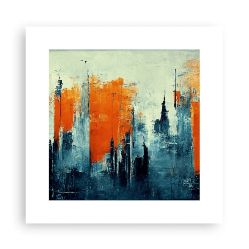 Pôster - Paisagem moderna - 30x30 cm