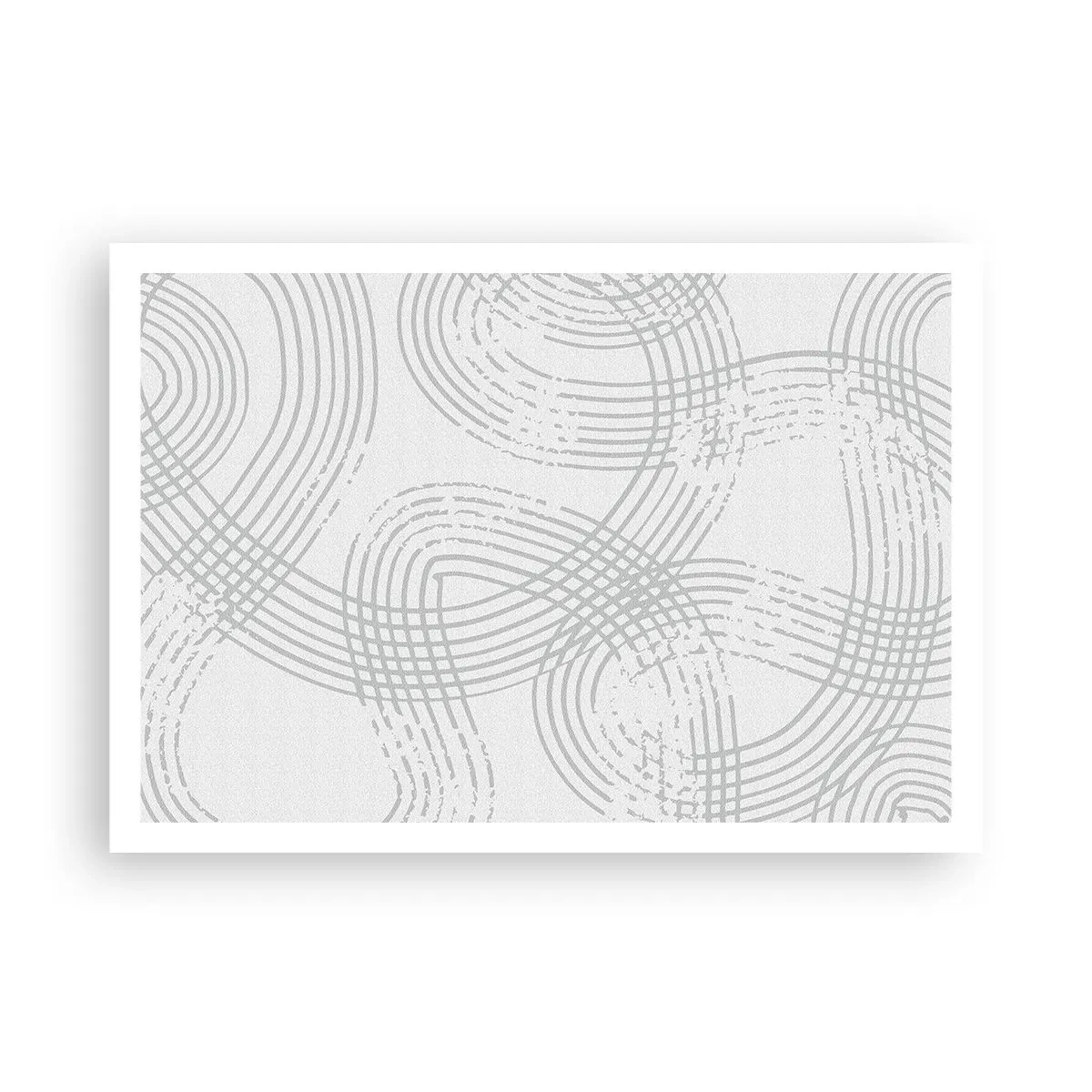 Pôster - Não existe caminho reto - 100x70 cm