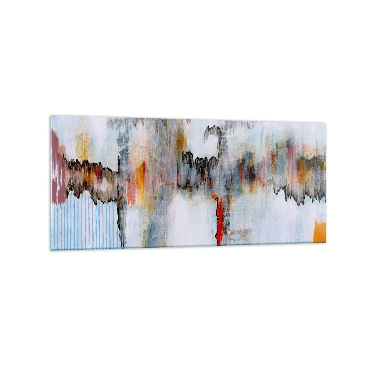 Quadro em vidro - Com um palito na água - 120x50 cm