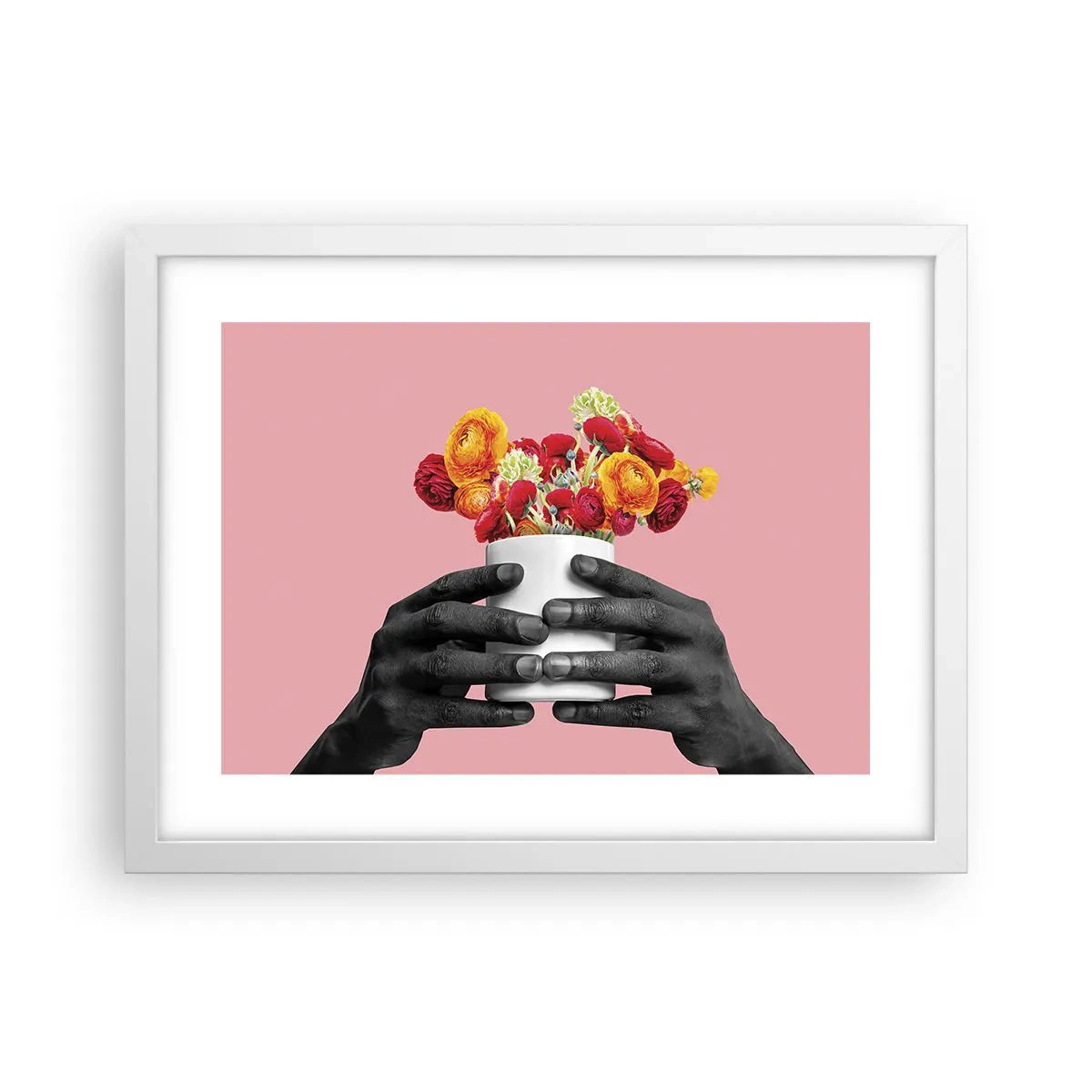 Pôster em moldura branca - A apoteose da vida - 40x30 cm