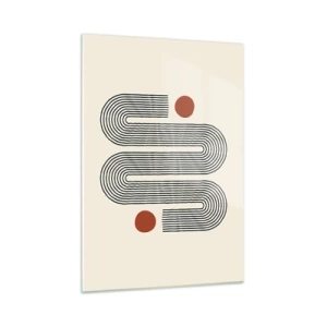 Quadro em vidro - Do início ao fim - 50x70 cm