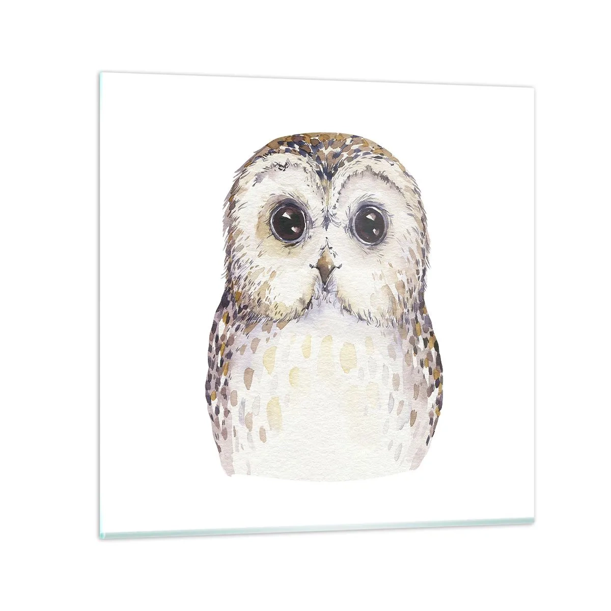 Quadro em vidro - Olhe-me nos olhos - 30x30 cm