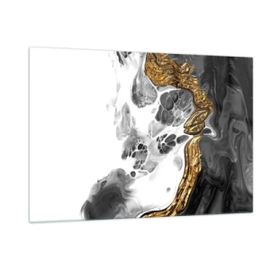 Quadro em vidro - Composição orgânica - 120x80 cm