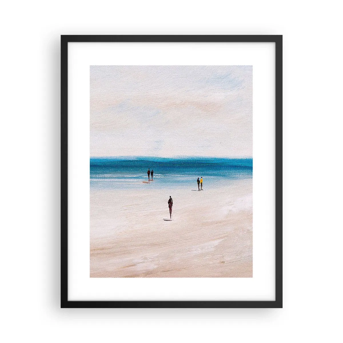 Pôster com moldura preta - Uma necessidade natural - 40x50 cm