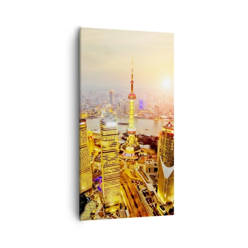 Quadro em tela - Sonho asiático - 55x100 cm