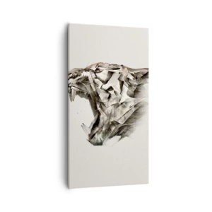 Quadro em tela - Já sabe quem está no comando - 55x100 cm