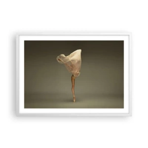 Pôster em moldura branca - Prestes a voar - 70x50 cm