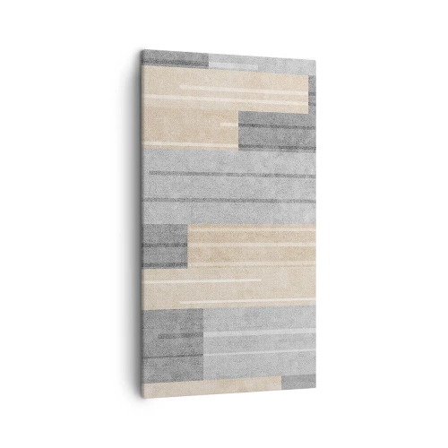 Quadro em tela - Composição: mantenha vertical - 45x80 cm