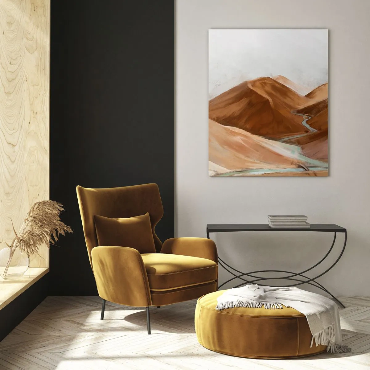 Quadro em vidro - Para a fonte - 50x70 cm
