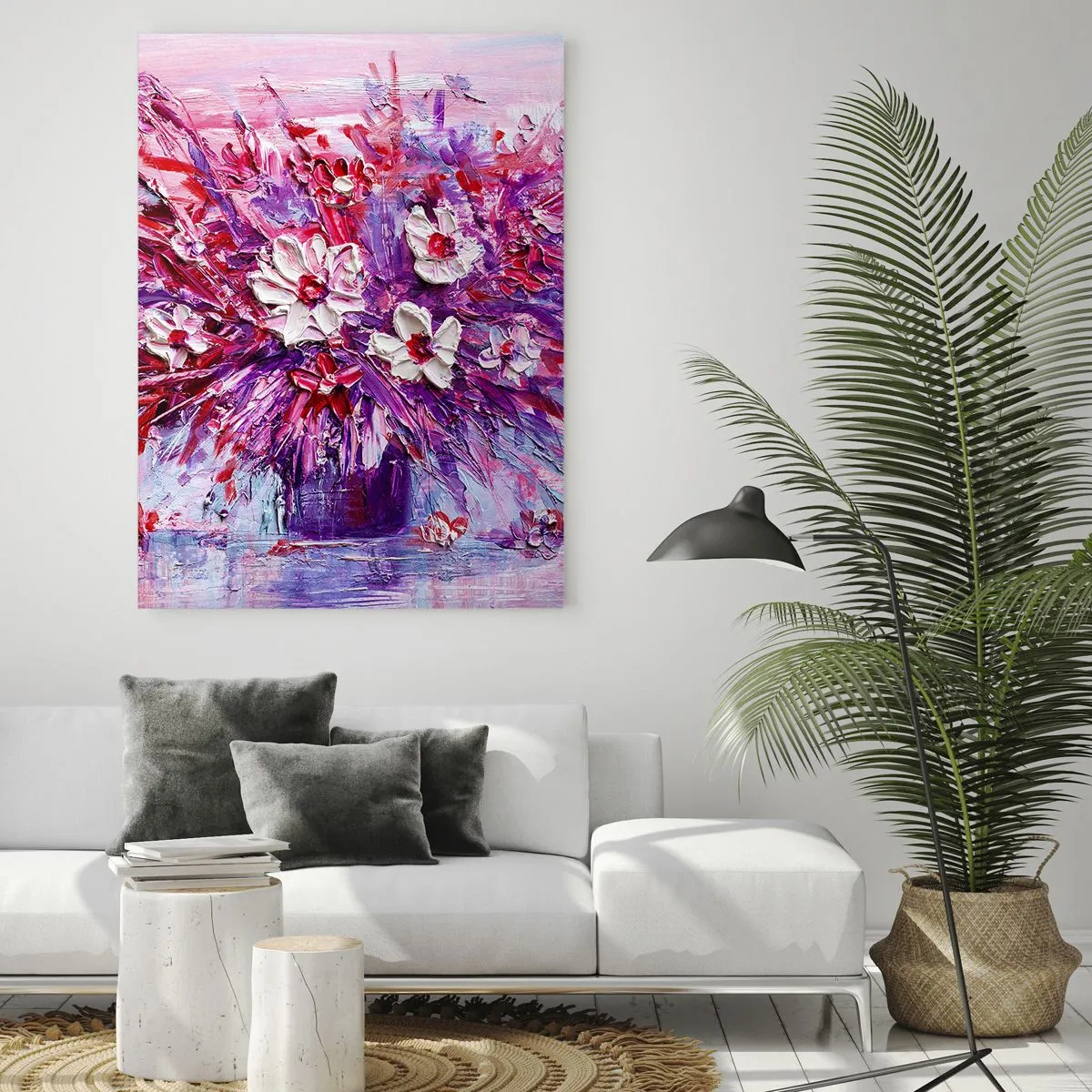 Quadro em vidro - Inocência e paixão - 50x70 cm
