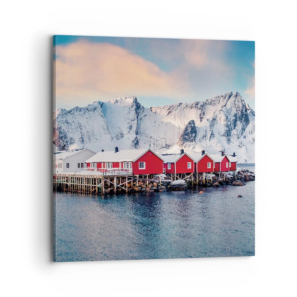 Quadro em tela - Refpugio do Norte - 70x70 cm