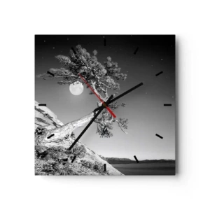 Relógio de parede - Relógio em vidro - Guerreira vitoriosa - 40x40 cm