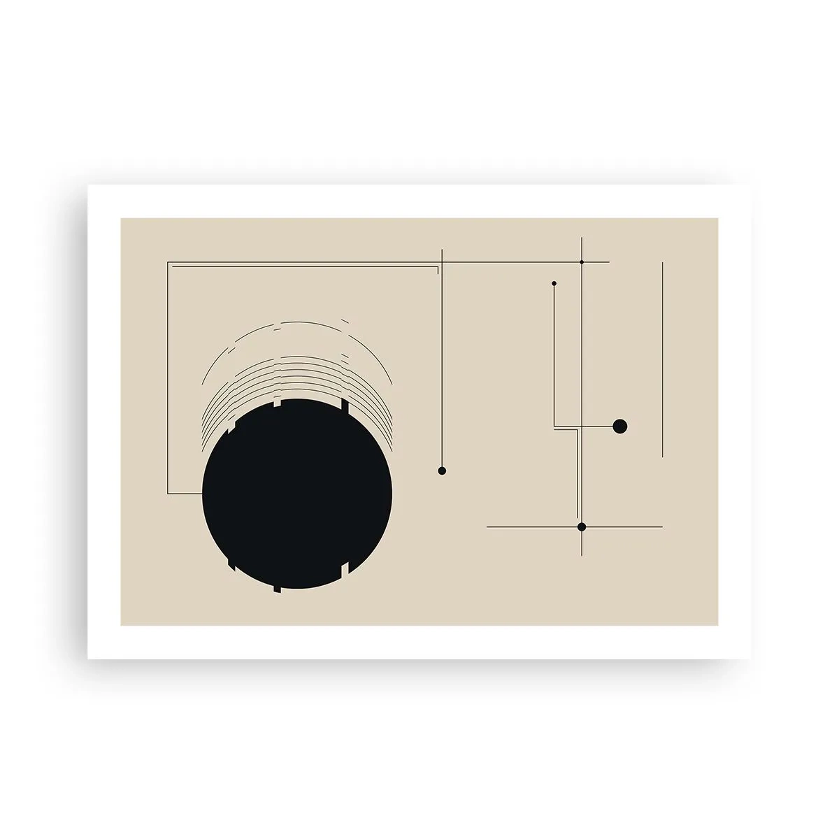 Pôster - Composição flexível e dinâmica - 70x50 cm