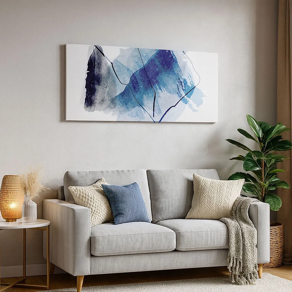 Quadro em tela - Iceberg - 100x40 cm